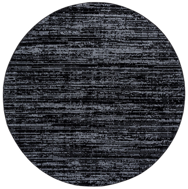 Safavieh Mila Elegant Area Rug In Rich Dark Blue And Black Tones, Perfect For Modern Decor Enhancement Black ,Ivory Polyester Mil238z-4