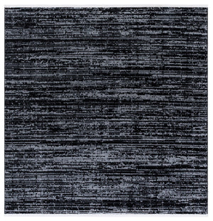 Safavieh Mila Elegant Runner Rug In Deep Blue And Modern Black - Sophisticated Accent For Any Hallway Black ,Ivory Polyester Mil238z-7sq