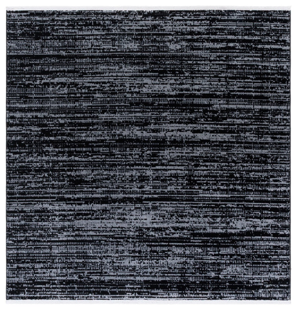 Safavieh Mila Elegant Area Rug In Rich Dark Blue And Black Tones, Perfect For Modern Decor Enhancement Black ,Ivory Polyester Mil238z-4