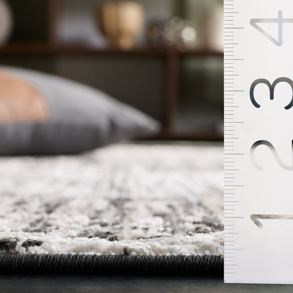 Safavieh Mila Scandinavian Style Runner Rug - Minimalist Elegance In Ivory And Black For Modern Spaces Ivory ,Black Polyester Mil240a-5