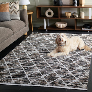 Safavieh Mila Scandinavian Style Runner Rug - Minimalist Elegance In Ivory And Black For Modern Spaces Ivory ,Black Polyester Mil240a-5