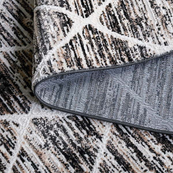 Safavieh Mila Scandinavian Area Rug - Elegant Ivory And Black Design For Cozy Living Spaces And Decor Ivory ,Black Polyester Mil240a-4