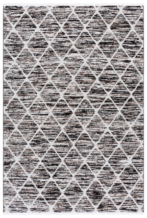 Safavieh Mila Scandinavian Area Rug - Elegant Ivory And Black Design For Cozy Living Spaces And Decor Ivory ,Black Polyester Mil240a-4