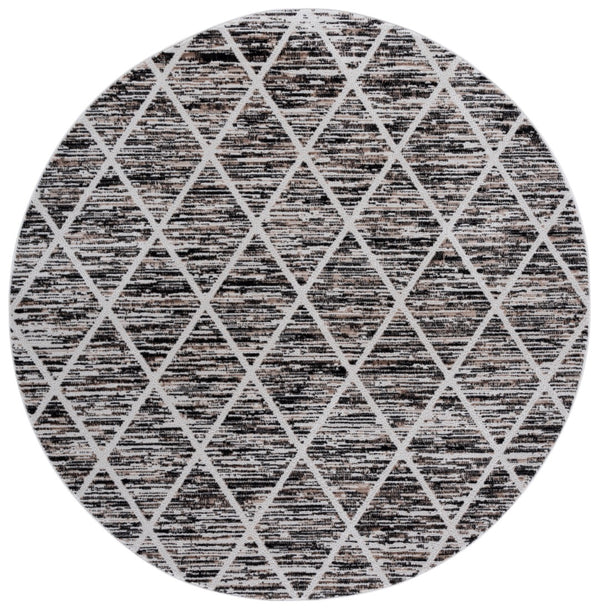 Safavieh Mila Scandinavian Area Rug - Elegant Ivory And Black Design For Cozy Living Spaces And Decor Ivory ,Black Polyester Mil240a-4