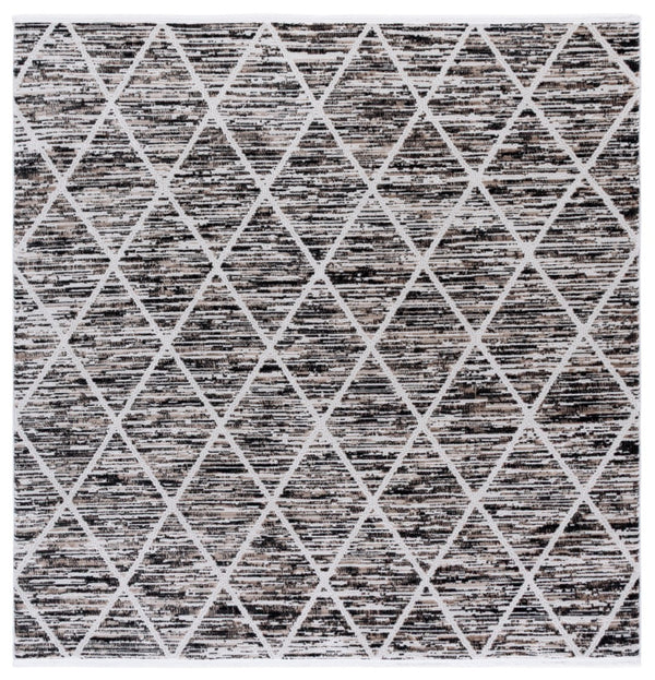 Safavieh Mila Scandinavian Area Rug - Elegant Ivory And Black Design For Cozy Living Spaces And Decor Ivory ,Black Polyester Mil240a-4