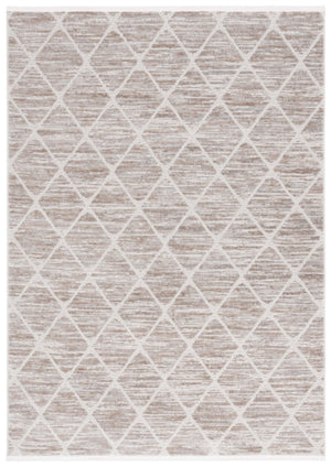 Safavieh Mila Modern Turkish Area Rug - Elegant Geometric Design, Plush Texture, Eco-friendly Luxury Decor Beige ,Ivory Polyester Mil240b-5