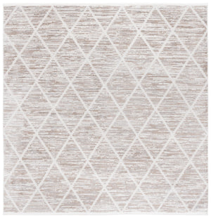 Safavieh Mila Modern Turkish Area Rug - Elegant Geometric Design, Plush Texture, Eco-friendly Luxury Decor Beige ,Ivory Polyester Mil240b-5