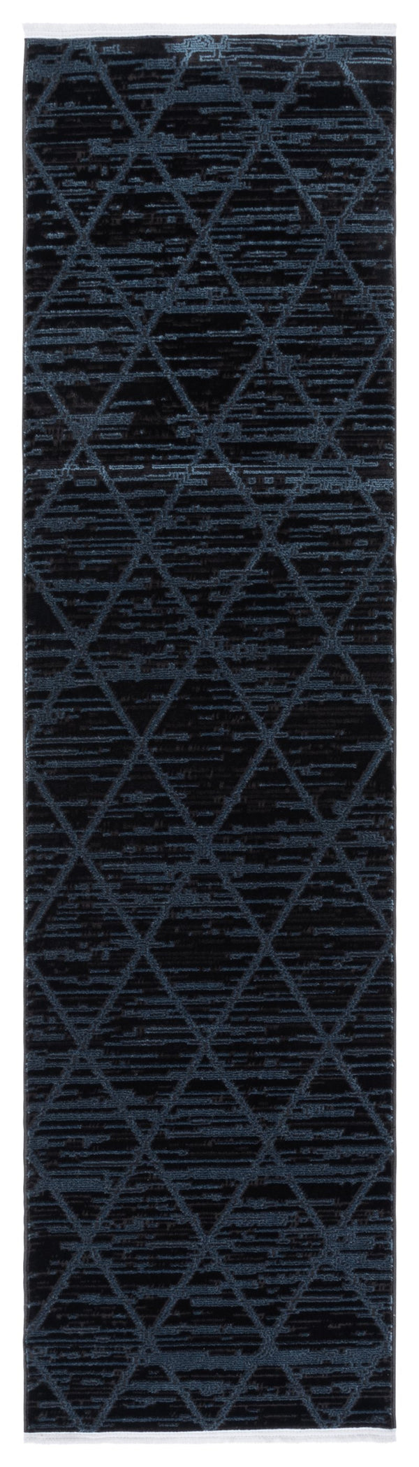 Safavieh Mila Scandinavian Style Runner Rug - Minimalist Elegance In Ivory And Black For Modern Spaces Brown ,Blue Black Polyester Mil240t-28