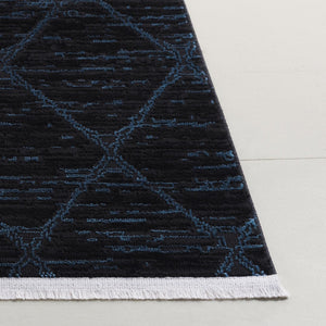 Safavieh Mila Scandinavian Area Rug - Elegant Ivory And Black Design For Cozy Living Spaces And Decor Brown ,Blue Black Polyester Mil240t-9