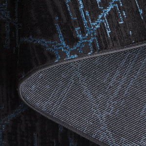 Safavieh Mila Scandinavian Style Runner Rug - Minimalist Elegance In Ivory And Black For Modern Spaces Brown ,Blue Black Polyester Mil240t-5