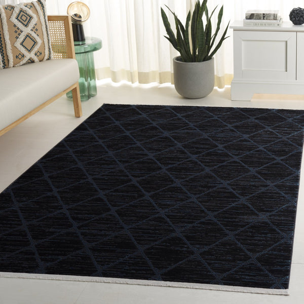 Safavieh Mila Scandinavian Area Rug - Elegant Ivory And Black Design For Cozy Living Spaces And Decor Brown ,Blue Black Polyester Mil240t-9