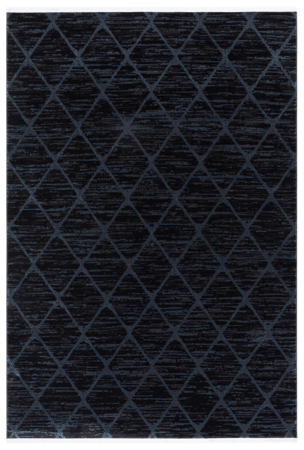Safavieh Mila Scandinavian Area Rug - Elegant Ivory And Black Design For Cozy Living Spaces And Decor Brown ,Blue Black Polyester Mil240t-9