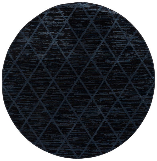 Safavieh Mila Scandinavian Area Rug - Elegant Ivory And Black Design For Cozy Living Spaces And Decor Brown ,Blue Black Polyester Mil240t-9