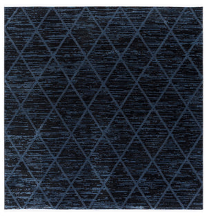Safavieh Mila Scandinavian Style Runner Rug - Minimalist Elegance In Ivory And Black For Modern Spaces Brown ,Blue Black Polyester Mil240t-7sq