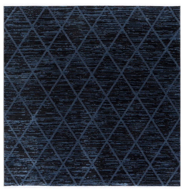 Safavieh Mila Scandinavian Area Rug - Elegant Ivory And Black Design For Cozy Living Spaces And Decor Brown ,Blue Black Polyester Mil240t-9