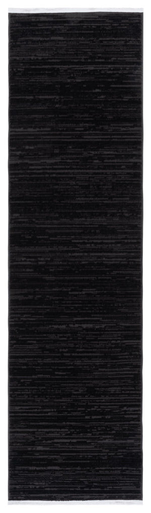 Safavieh Mila Modern Contemporary Area Rug - Elegant Runner For Hallways, Durable Polyester From Turkey Beige ,Black Polyester Mil290b-28