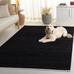 Safavieh Mila Modern Area Rug – Elegant Power Loomed Design For Minimalist Spaces, Luxurious Comfort & Style Beige ,Black Polyester Mil290b-9