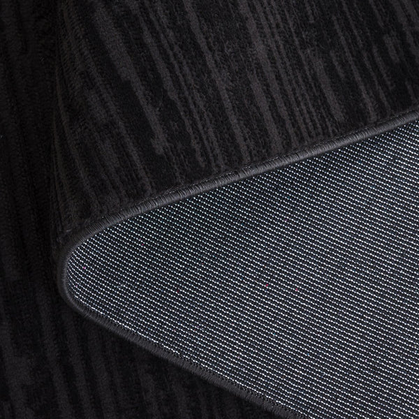 Safavieh Mila Modern Contemporary Area Rug - Elegant Runner For Hallways, Durable Polyester From Turkey Beige ,Black Polyester Mil290b-5