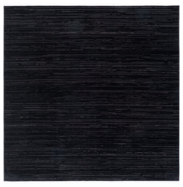 Safavieh Mila Modern Contemporary Area Rug - Elegant Runner For Hallways, Durable Polyester From Turkey Beige ,Black Polyester Mil290b-7sq