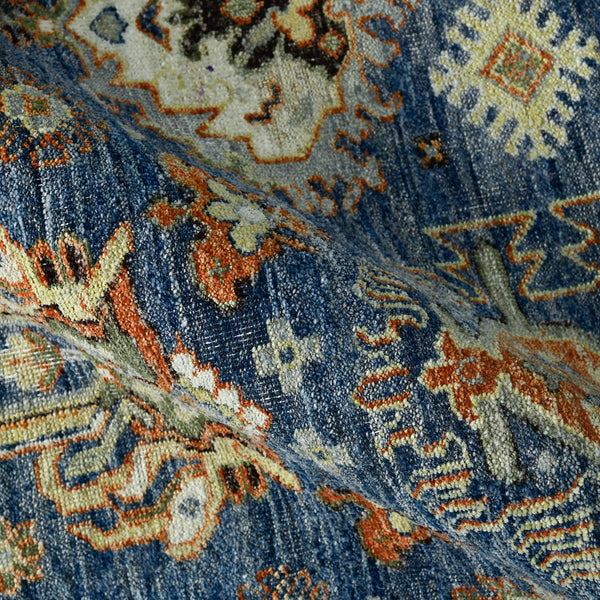Milano Hand-knotted New Zealand Wool Medallion Rug for Living and Dining Rooms