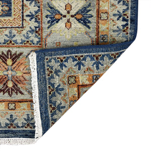 Milano Hand-knotted New Zealand Wool Medallion Rug for Living and Dining Rooms