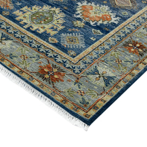 Milano Hand-knotted New Zealand Wool Medallion Rug for Living and Dining Rooms