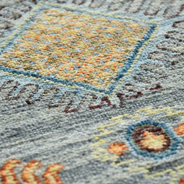 Amer Rugs Milano Classic Medallion Hand-knotted Area Rug – Luxurious Wool Craftsmanship For Timeless Style Gray Wool Mil390912