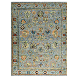 Amer Rugs Milano Classic Medallion Hand-knotted Area Rug – Luxurious Wool Craftsmanship For Timeless Style Gray Wool Mil390912