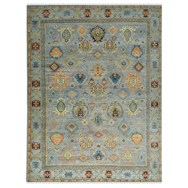 Amer Rugs Milano Classic Medallion Hand-knotted Area Rug – Luxurious Wool Craftsmanship For Timeless Style Gray Wool Mil390912