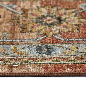 Amer Rugs Milano Classic Medallion Hand-knotted Area Rug In Luxurious New Zealand Wool For Elegant Décor Coral Wool Mil40810