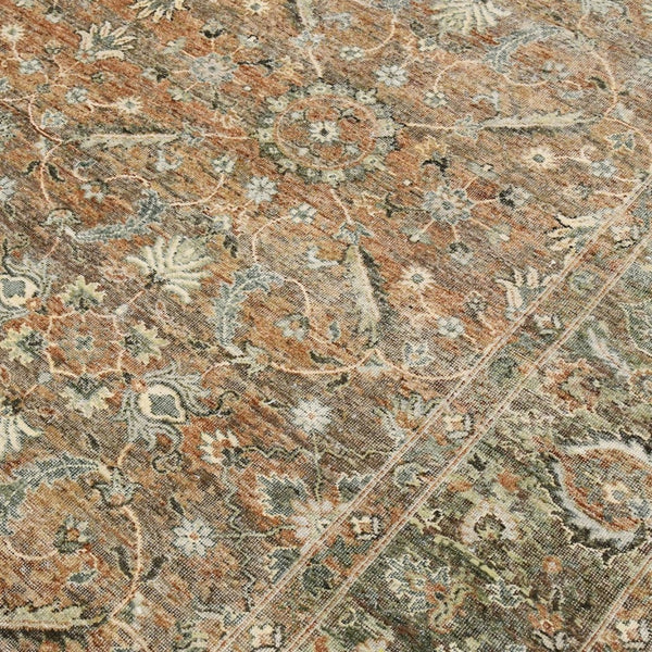 Amer Rugs Milano Classic Medallion Hand-knotted Area Rug – Luxurious Wool Craftsmanship For Timeless Style Amber,Sage Wool Mil60912