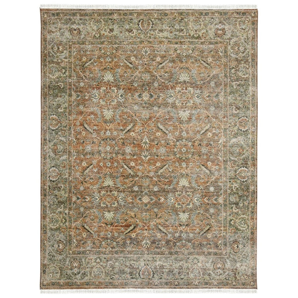 Amer Rugs Milano Classic Medallion Hand-knotted Area Rug – Luxurious Wool Craftsmanship For Timeless Style Amber,Sage Wool Mil60912