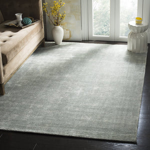 Safavieh Mirage Hand-Loomed 12X18 Light Blue Accent Rug — Plush Low-Profile 65% Viscose Blend For Layering MIR235D-0116