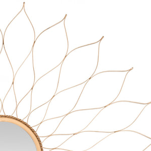 Safavieh FLOWER Mirror - Elegant Flower-Inspired Design for Chic Home Décor and Brightening Your Space Gold MIR3000B