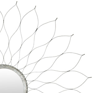 Safavieh FLOWER Mirror - Elegant Flower-Inspired Design for Chic Home Décor and Brightening Your Space Silver MIR3000C