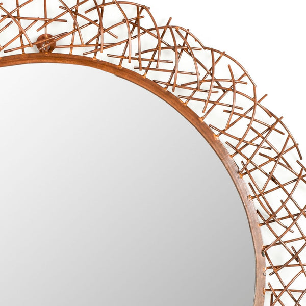 Safavieh TWIG Mirror - Nature-Inspired Copper Accent for Modern Spaces, Perfect for Entryways & Living Rooms MIR3004A