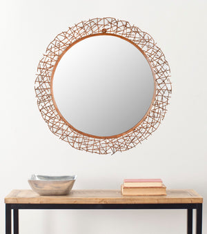 Safavieh TWIG Mirror - Nature-Inspired Copper Accent for Modern Spaces, Perfect for Entryways & Living Rooms MIR3004A