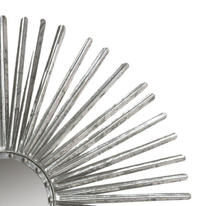 Safavieh SHANIRA Sunburst Mirror - Elegant 33.5" Decorative Piece for Living Rooms, Bedrooms, and Entryways Silver MIR3011B