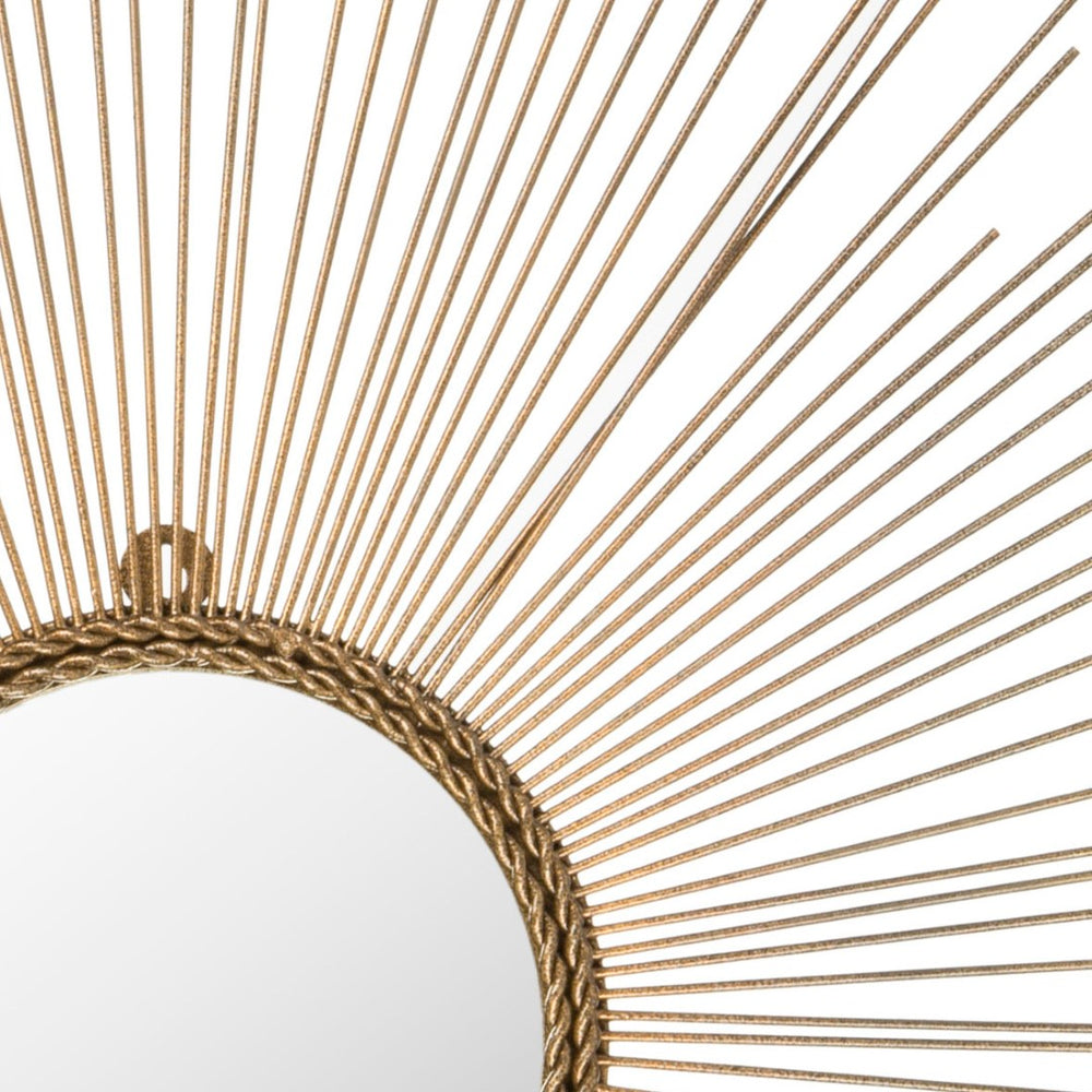Safavieh MARINDA, 41" Gold Sunburst Mirror – Elegant Wall Decor, Durable Iron & Glass for Any Room Style MIR3014A