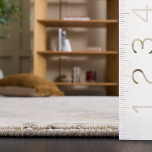 Safavieh Mirage Hand-Loomed 12X18 Beige Grey Accent Rug — Low-Profile Viscose-Wool-Cotton Blend For Entryway Comfort And Style MIR338B-0116