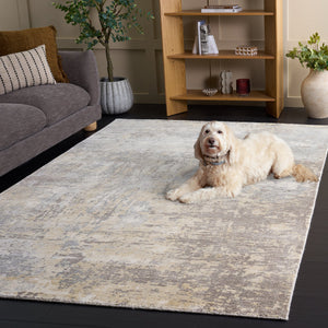 Safavieh Mirage Hand-Loomed 12X18 Beige Grey Accent Rug — Low-Profile Viscose-Wool-Cotton Blend For Entryway Comfort And Style MIR338B-0116