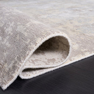 Safavieh Mirage Hand-Loomed 12X18 Beige Grey Accent Rug — Low-Profile Viscose-Wool-Cotton Blend For Entryway Comfort And Style MIR338B-0116