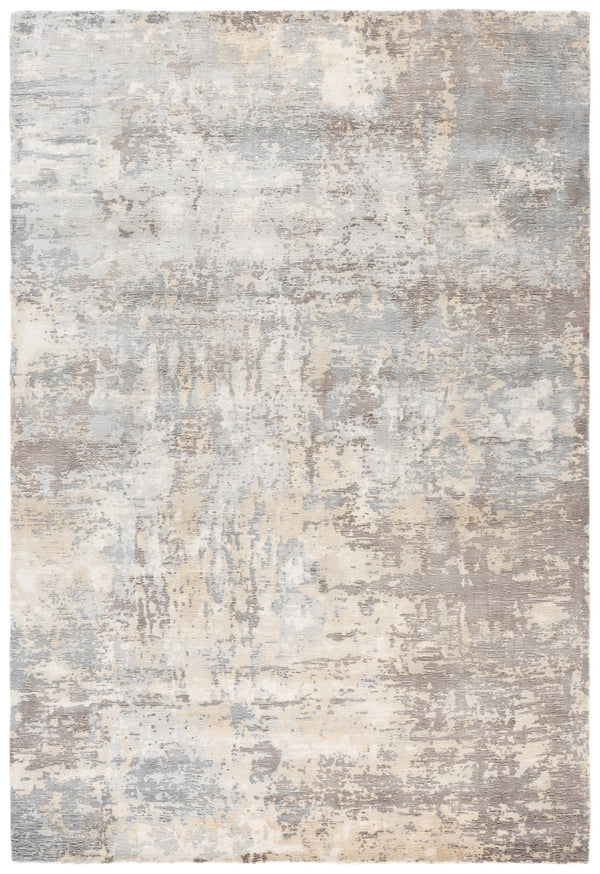 Safavieh Mirage Hand-Loomed 12X18 Beige Grey Accent Rug — Low-Profile Viscose-Wool-Cotton Blend For Entryway Comfort And Style MIR338B-0116