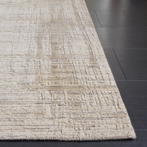 Safavieh Mirage Hand-Loomed 1X1.5 Ft Beige Grey Rug — Wool/Bamboo Silk, Low-Profile Accent For Small Spaces MIR354B-0116