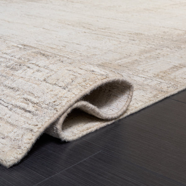 Safavieh Mirage Hand-Loomed 1X1.5 Ft Beige Grey Rug — Wool/Bamboo Silk, Low-Profile Accent For Small Spaces MIR354B-0116