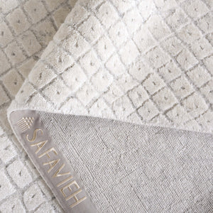 Safavieh Mirage Elegant Handloomed Area Rug: Luxurious Comfort, Timeless Design For Any Home Decor Style Ivory 60% Viscose 20% Wool 20% Cotton Mir357a-6