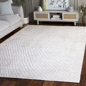 Safavieh Mirage Elegant Handloomed Area Rug: Luxurious Comfort, Timeless Design For Any Home Decor Style Ivory 60% Viscose 20% Wool 20% Cotton Mir357a-6