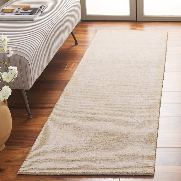 Safavieh Mirage Hand-tufted Runner Rug - Timeless Elegance And Comfort For Contemporary Spaces, Crafted In India Ivory ,Gold 50% Wool,30% Viscose,20% Cotton Mir375d-28