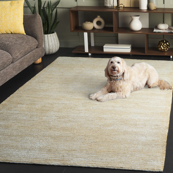 Safavieh Mirage Hand-tufted Area Rug: Luxurious Softness & Contemporary Style For Elegant Home Decor Ivory ,Gold 50% Wool,30% Viscose,20% Cotton Mir375d-4