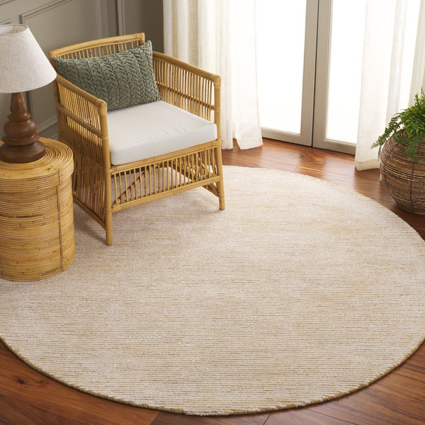 Safavieh Mirage Hand-tufted Area Rug: Luxurious Softness & Contemporary Style For Elegant Home Decor Ivory ,Gold 50% Wool,30% Viscose,20% Cotton Mir375d-4